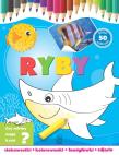Ryby-ciekawostki, kolorowanki, łamigłówki, zdjęcia. Autor: Ewa Gorzkowska-Parnas. Dadada.pl Okładka książki Ryby-ciekawostki, kolorowanki, łamigłówki, zdjęcia