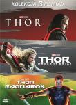 Trylogia.Thor: Thor/Mroczny świat/Ragnarok 3DVD. Autor: Kenneth Branagh, Alan Taylor, Taika Waititi. Dadada.pl Okładka książki Trylogia.Thor: Thor/Mroczny świat/Ragnarok 3DVD