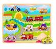 Opakowanie Układanka drewniana pojazdy