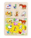Opakowanie Układanka drewniana zwierzęta