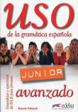 Uso de la gramatica espanola Junior avanzado alumno. Autor: Palencia Ramon. Dadada.pl Okładka książki Uso de la gramatica espanola Junior avanzado alumno