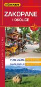 Okładka książki Zakopane i okolice Plan miasta 1:15 000