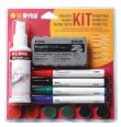 Opakowanie Zestaw do tablic magnetyczny BI-OFFICE, spray, gąbka, 4 markery oraz magnesy