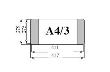 Opakowanie Zestaw okładen na książki A4/3