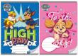 Opakowanie Zeszyt A5 Paw Patrol w kratkę 16 kartek 10 sztuk mix