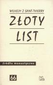 Okładka książki Złoty list