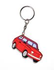 Opakowanie BRELOK GUMOWY AUTA PRL MALUCH CZERWONY