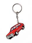 Opakowanie BRELOK GUMOWY AUTA PRL POLONEZ CZERWONY