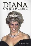 DIANA W POGONI ZA MIŁOŚCIĄ. Autor: Morton Andrew. Dadada.pl Okładka książki DIANA W POGONI ZA MIŁOŚCIĄ