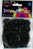 Opakowanie GUMKI LOOM BANDS 300 SZT CZARNE 