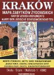 KRAKÓW MAPA ZABYTKÓW ŻYDOWSKICH 1:4000. Autor: Opracowanie zbiorowe. Dadada.pl Okładka książki KRAKÓW MAPA ZABYTKÓW ŻYDOWSKICH 1:4000
