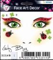 Opakowanie NAKLEJKI DO ZDOBIENIA TWARZY BIEDRONKA 15314