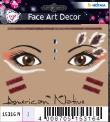 Opakowanie NAKLEJKI DO ZDOBIENIA TWARZY INDIANIN 15316