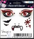Opakowanie NAKLEJKI DO ZDOBIENIA TWARZY WAMPIR 15318