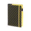 Opakowanie NOTES KSIĄŻKOWY A5 STANDARD CZARNY KROPKI 37B 