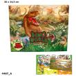 Opakowanie ZESTAW KREATYWNY Z NAKLEJKAMI DINO WORLD 4467A