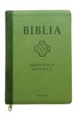 Biblia pierwszego Kościoła z paginat. jasnozielona. Autor: ks. prof.. Remigiusz Popowski SDB. Dadada.pl Okładka książki Biblia pierwszego Kościoła z paginat. jasnozielona