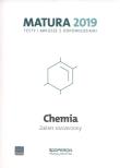 Chemia. Matura 2019. Testy i arkusze. Zakres rozszerzony. Autor: Jacewicz Dagmara, Zdrowowicz Magdalena, Pranczk Joanna, Żamojć Krzysztof. Dadada.pl Okładka książki Chemia. Matura 2019. Testy i arkusze. Zakres rozszerzony