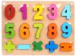 Opakowanie Drewniana układanka cyferki 15el
