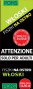 Fiszki na ostro. 333 słowa. Włoski PONS. Autor: Opracowanie zbiorowe. Dadada.pl Okładka książki Fiszki na ostro. 333 słowa. Włoski PONS