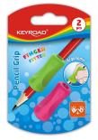 Opakowanie GUMKA UNIWERSALNA PENCIL GRIP 2SZT. KEYROAD BLISTER