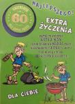 Opakowanie Karnet Party naklejany B6 + koperta Urodziny 60 wzór nr 04 (opakowanie 2 sztuki)