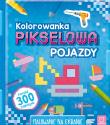 Okładka książki Kolorowanka pikselowa z naklejkami Pojazdy