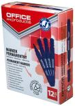 Marker permanentny OFFICE PRODUCTS, okrągły, 1-3mm (linia), niebieski 12 sztuk. Wydawca: Office Products. Dadada.pl Opakowanie Marker permanentny OFFICE PRODUCTS, okrągły, 1-3mm (linia), niebieski 12 sztuk