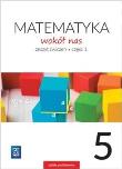 Okładka książki Matematyka   SP KL. 5. Ćwiczenia część 1. Matematyka wokół nas