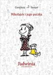 Mikołajek i jego paczka.Jadwinia i inne dziewczyny. Autor: René Goscinny, Jean Jacques Sempe. Dadada.pl Okładka książki Mikołajek i jego paczka.Jadwinia i inne dziewczyny
