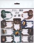 Opakowanie Naklejki na zeszyty Wild  25 sztuk