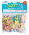 Opakowanie Naklejki piankowe Motylki 102 sztuk mix kolorów