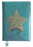 Opakowanie Notatnik niebieski Gwiazdka