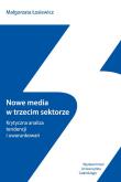 Okładka książki Nowe media w trzecim sektorze
