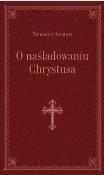 Okładka książki O naśladowaniu Chrystusa (bordo, złoc.)