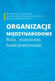 Okładka książki Organizacje międzynarodowe