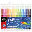 Opakowanie Pisaki w etui 18 kolorów Kidea