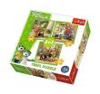 Opakowanie Puzzle Zabawy Treflików 3w1