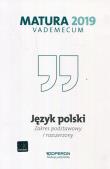 Vademecum 2019 LO Język polski ZPiR OPERON. Autor: Dominik-Stawicka Donata. Dadada.pl Okładka książki Vademecum 2019 LO Język polski ZPiR OPERON