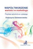Okładka książki Współtworzenie wartości w marketingu. Przykład szkolnictwa wyższego