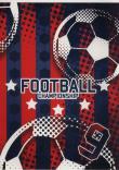 Opakowanie Zeszyt A5 w kratkę 16 kartek Football 5 sztuk