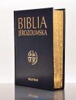 Biblia Jerozolimska-ekoprawa, peginatory, złocenia. Autor:   Praca zbiorowa. Dadada.pl Okładka książki Biblia Jerozolimska-ekoprawa, peginatory, złocenia