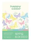 Blok deko spring A5 170g 20ark 5 kolorów. Wydawca: HAPPY COLOR. Dadada.pl Opakowanie Blok deko spring A5 170g 20ark 5 kolorów
