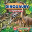 DINOZAURY ROZKŁADANKI 3D. Autor: Opracowanie zbiorowe. Dadada.pl Okładka książki DINOZAURY ROZKŁADANKI 3D