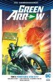 Green Arrow T.4 Powstanie Star City. Autor: Percy Benjamin. Dadada.pl Okładka książki Green Arrow T.4 Powstanie Star City