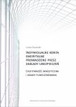 Okładka książki Indywidualne konta emerytalne prowadzone przez zakłady ubezpieczeń