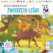 Kapitan Nauka. Puzzle obserwacyjne.Zwierzęta leśne. Autor: Gabriela Bieniek-Zaremba. Dadada.pl Okładka książki Kapitan Nauka. Puzzle obserwacyjne.Zwierzęta leśne