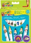 Okładka książki Kredki ołówkowe dekorowane Jumbo 8 kolorów CRAYOLA