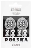 Okładka książki Magnes - kurpiowski czarny Polska FOLKSTAR