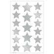 Opakowanie Naklejki Gwiazdki srebrne